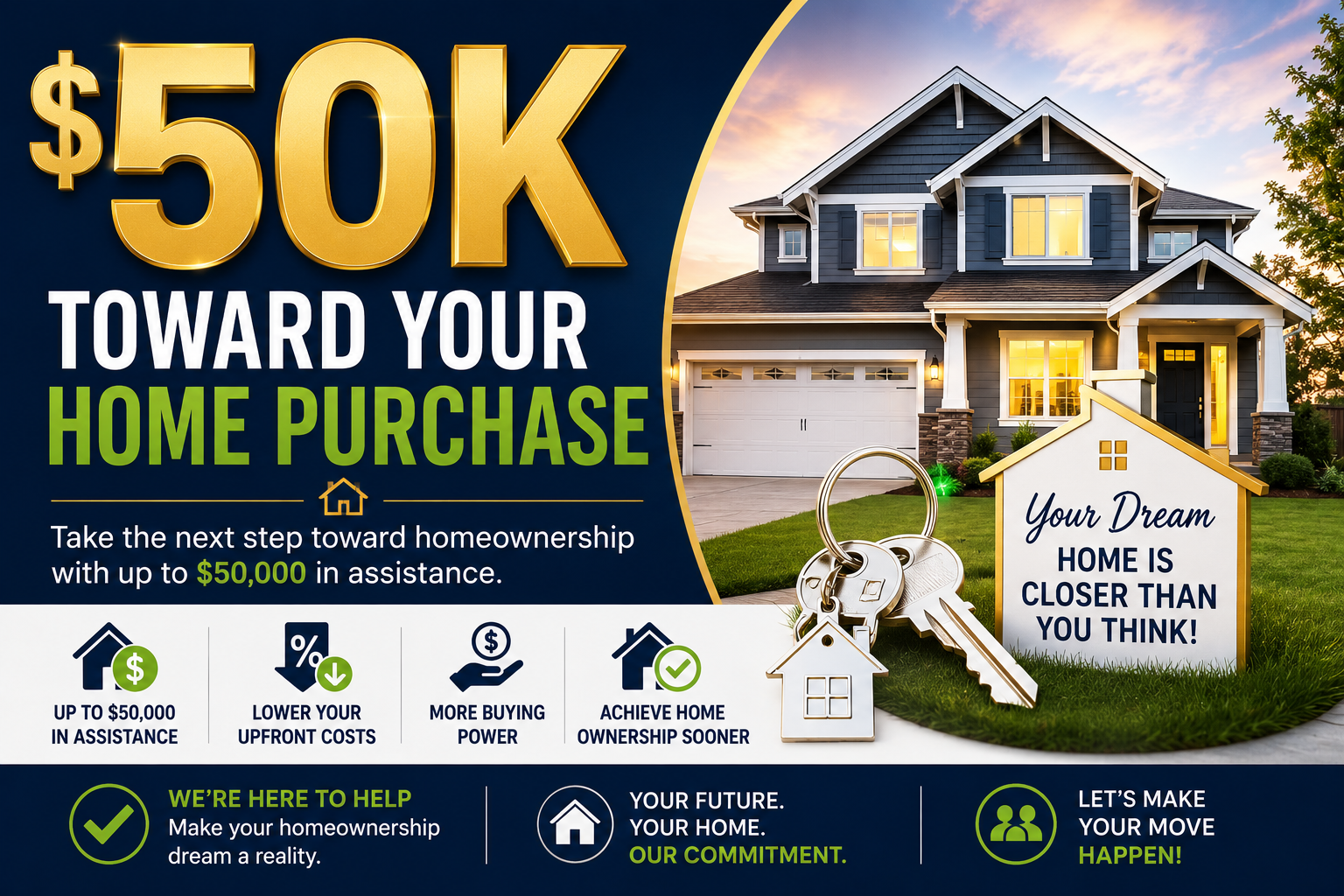 $50K Toward Your Home Purchase: Could You Be Eligible?